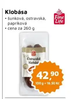 Můjobchod Klobása nabídka