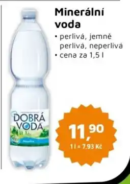 Můjobchod Minerální voda nabídka
