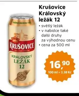 Můjobchod Krušovice Královský ležák 12 nabídka