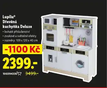 LupiluⓇ Dřevěná kuchyňka Deluxe