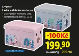 Lidl LivarnoⓇ Lavice s úložným prostorem nabídka