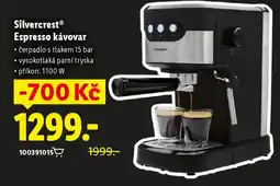 Lidl SilvercrestⓇ Espresso kávovar nabídka
