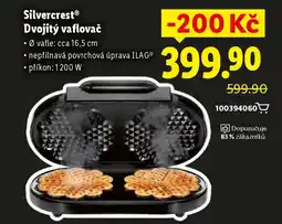 Lidl Silvercrestⓡ dvojitý vaflovač nabídka