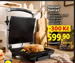 Lidl SilvercrestⓇ Panini gril nabídka