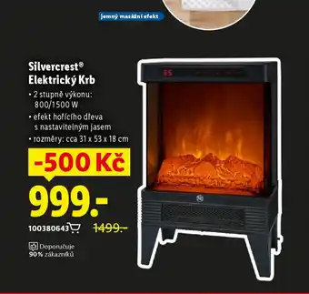 SilvercrestⓇ Elektrický krb