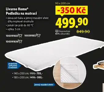 Livarno Home® Podložka na matraci