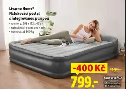 Lidl Livarno Home® Nafukovací postel sintegrovanou pumpou nabídka