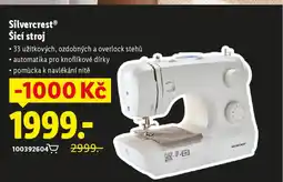 Lidl SilvercrestⓇ Šicí stroj nabídka