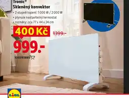 Lidl Tronic® Skleněný konvektor nabídka