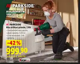 Lidl Parkside aku stříkací pistole, 2 ah nabídka