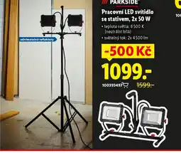 Lidl III PARKSIDE® Pracovní LED svítidlo se stativem, 2x 50 W nabídka