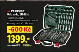 Lidl PARKSIDE Gola sada, 216dílná nabídka