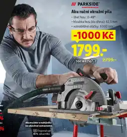 Lidl III PARKSIDE® Aku ruční okružní pila nabídka