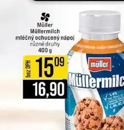 Jip Müller Müllermilch mléčný ochucený nápoj různé druhy 400 g nabídka