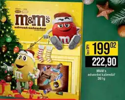Jip M&M's adventní kalendář 361g nabídka