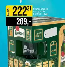 Jip Pilsner Urquell světlý ležák 8x0,5l+krýgl 8x0,5l nabídka