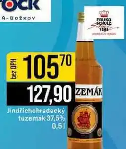 Jip Jindřichohradecký tuzemāk 37,5% 0,5l nabídka