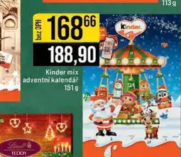 Jip Kinder mix adventní kalendář 151 g nabídka