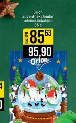 Jip Orion adventní kalendář mléčná čokoláda 85g nabídka