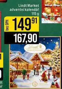 Jip Lindt Market adventní kalendář 115 g nabídka
