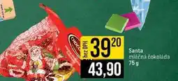 Jip Santa mléčná čokoláda 75g nabídka