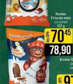 Jip Kinder Friends mini caramel 122 g nabídka