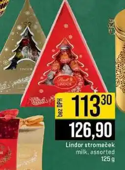 Jip Lindor stromeček milk, assorted 125 g nabídka