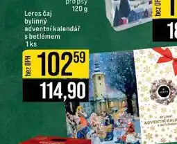 Jip Leros čaj bylinný adventní kalendář s betlémem 1ks nabídka