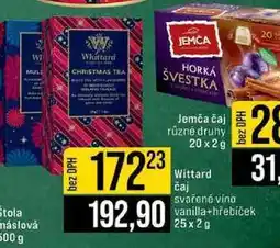 Jip Wittard čaj svařené vino vanilla+hřebiček 25x2g nabídka