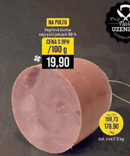 Jip Vepřová šunka nejvyšší jakosti 90% 100 g nabídka