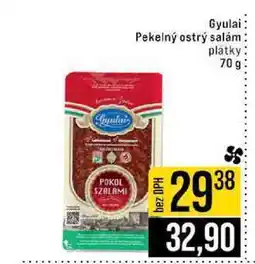 Jip Gyulai Pekelný ostrý salám plátky 70 g nabídka