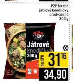 Jip PZP Merlin játrové knedlíčky předvařené 300 g nabídka