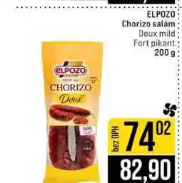 Jip ELPOZO Chorizo salám Doux mild Fort pikant 200 g nabídka