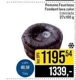 Jip Pomone Foucteau Fondant lava cake čokoláda 27x100 g nabídka