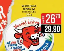 Jip Veselá kráva tavený sýr různé druhy 120 g nabídka