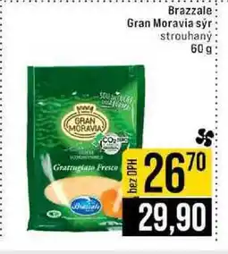 Jip Brazzale Gran Moravia sýr strouhaný 60 g nabídka