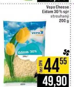 Jip Vepo Cheese Eidam 30% sýr strouhaný 200 g nabídka