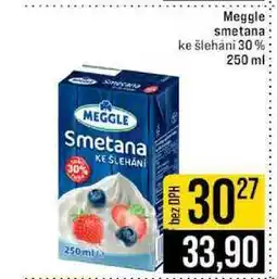 Jip Meggle smetana ke šlehání 30% 250 ml nabídka