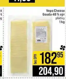 Jip Vepo Cheese Gouda 48 % sýr plátky 1kg nabídka