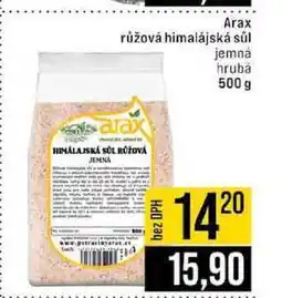 Jip Arax růžová himalájská sůl jemná hrubá 500 g nabídka
