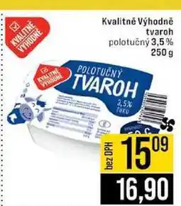 Jip Kvalitně Výhodně tvaroh polotučný 3,5% 250 g nabídka