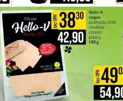 Jip Hello-V vegan aromatic chilli cheddar classic platky 140g nabídka
