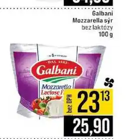Jip Galbani Mozzarella sýr bez laktózy 100 g nabídka