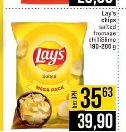 Jip Lay's chips salted fromage chilliGlime 190-200 g nabídka