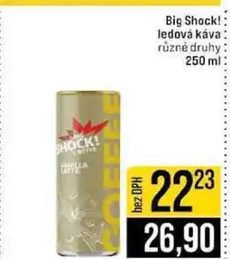 Jip Big Shock! ledová káva různé druhy 250 ml nabídka