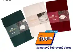 Action Sametový žebrovaný ubrus nabídka