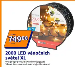 Action 2000 LED vánočních světel XL nabídka