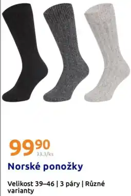Action Norské ponožky nabídka
