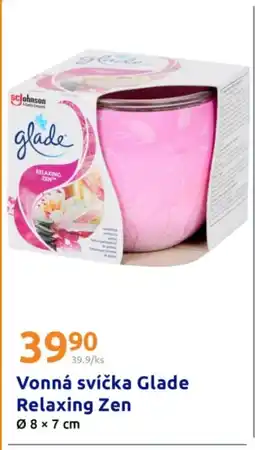 Action Vonná svíčka Glade Relaxing Zen nabídka