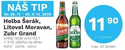 Konzum Holba šerák, litovel moravan, Zubr Grand nabídka
